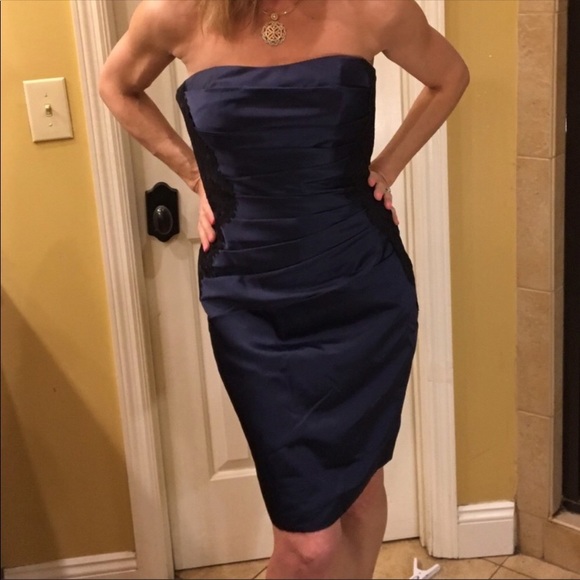 David’s Bridal NWT strapless dress Size 2 and 6 - Picture 5 of 6